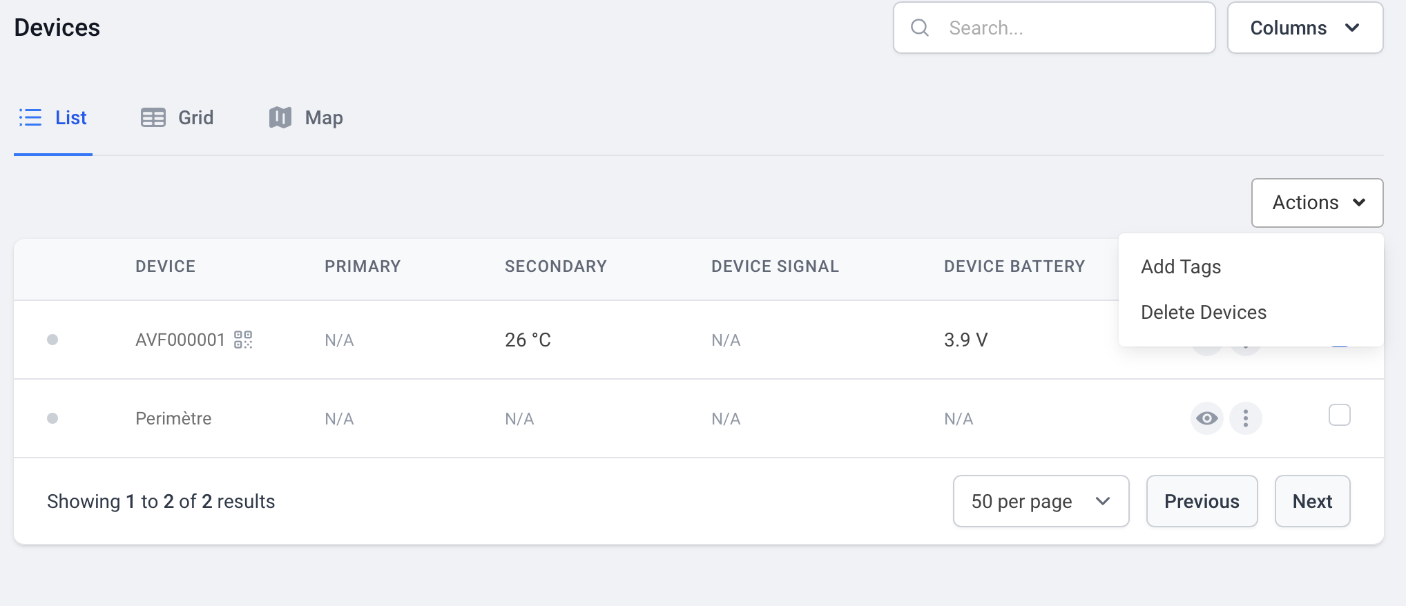 Create perimeter flow